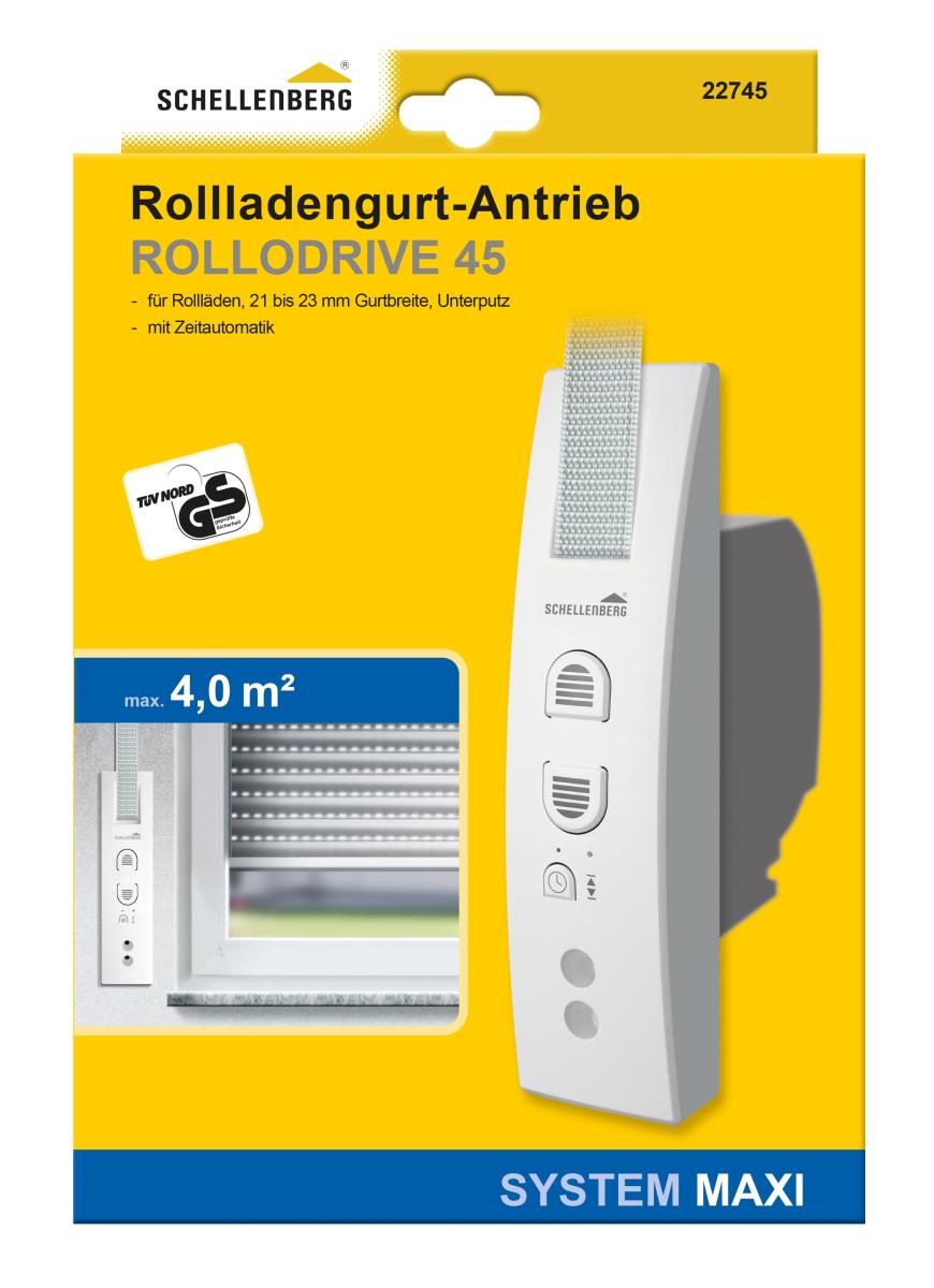 Schellenberg Rollodrive Recogedor de cinta de persiana 45 (L x An